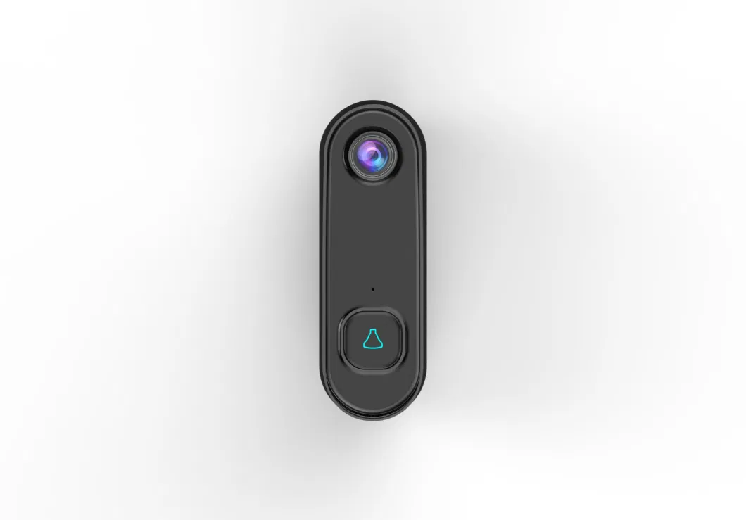 New Arrival Hot Sell Black Color Tuya APP 1080P Motion Detection, Face Detection, Alarm WiFi Video Doorbell