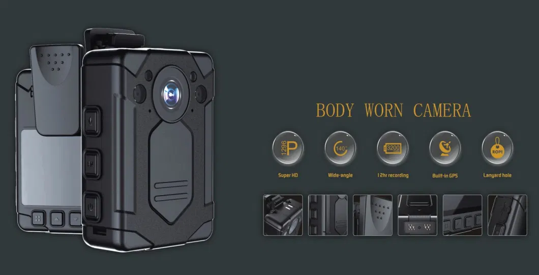 2 Inch WiFi Body Worn Camera