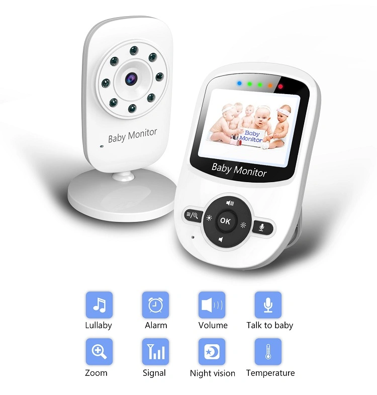 2.4 GHz Wireless Digital Baby Monitor with 2.4&prime; Color LCD Display