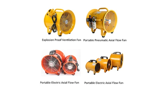 Explosion Proof Brand 110V 60Hz Portable Ventilation Fan Air Dust Axial Exhaust Blower Portable Ventilation Fans