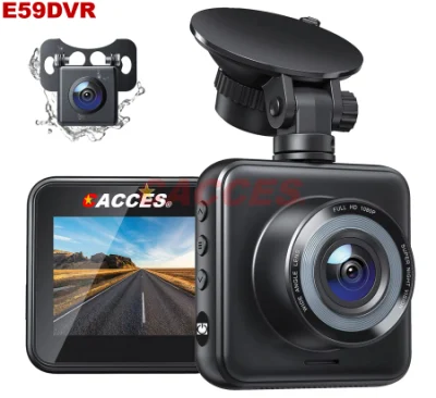 Dash Cam Front 1080P Mini Size, 2 Inch LCD Screen Small Hidden Car Dash Camera WDR Night Vision, G